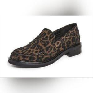 Rag & Bone Animal Print Slayton Suede Loafers Size 10